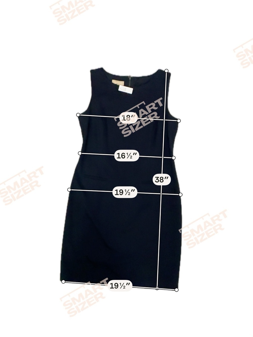 NWT Talbots Black Sheath Dress Size 12 Sleeveless Career Cocktail Stretch - Picture 6 of 6